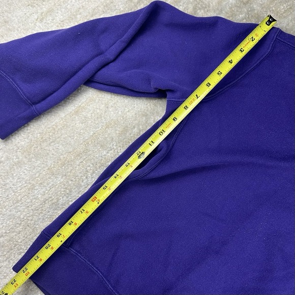 Polo Ralph Lauren Men's Medium Crewneck Sweatshirt - Purple Embodied Jacket LSU - Picture 5 of 5